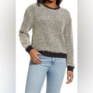 Marine Layer - Black and Cream Sweater